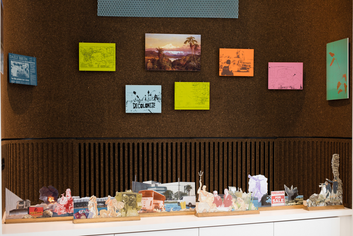 Ashley Hunt, Varieties of Requisition and the Interpreters’ Guild, 2016. Installation view from the Arcus Center for Social Justice Leadership, Kalamazoo, MI.