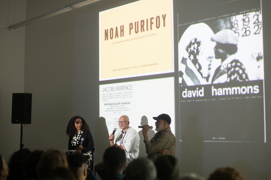 En conversación: Dale Brockman Davis y Alonzo Davis con Naima J. Keith en Art + Practice, Los Ángeles. 17 de febrero de 2015. Foto de Natalie Hon.