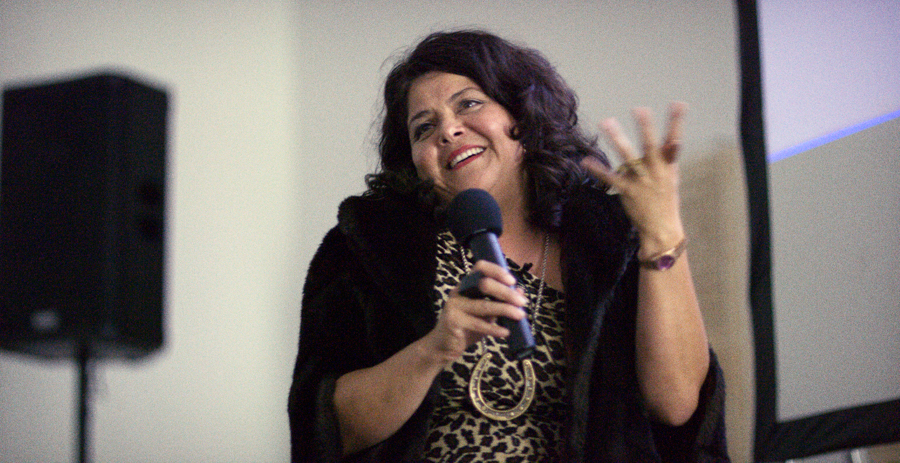 En conversación: Sandy Rodríguez e Isabelle Lutterodt en Art + Practice. Los Angeles. 18 de marzo de 2015. Foto de Sean Shim Boyle.